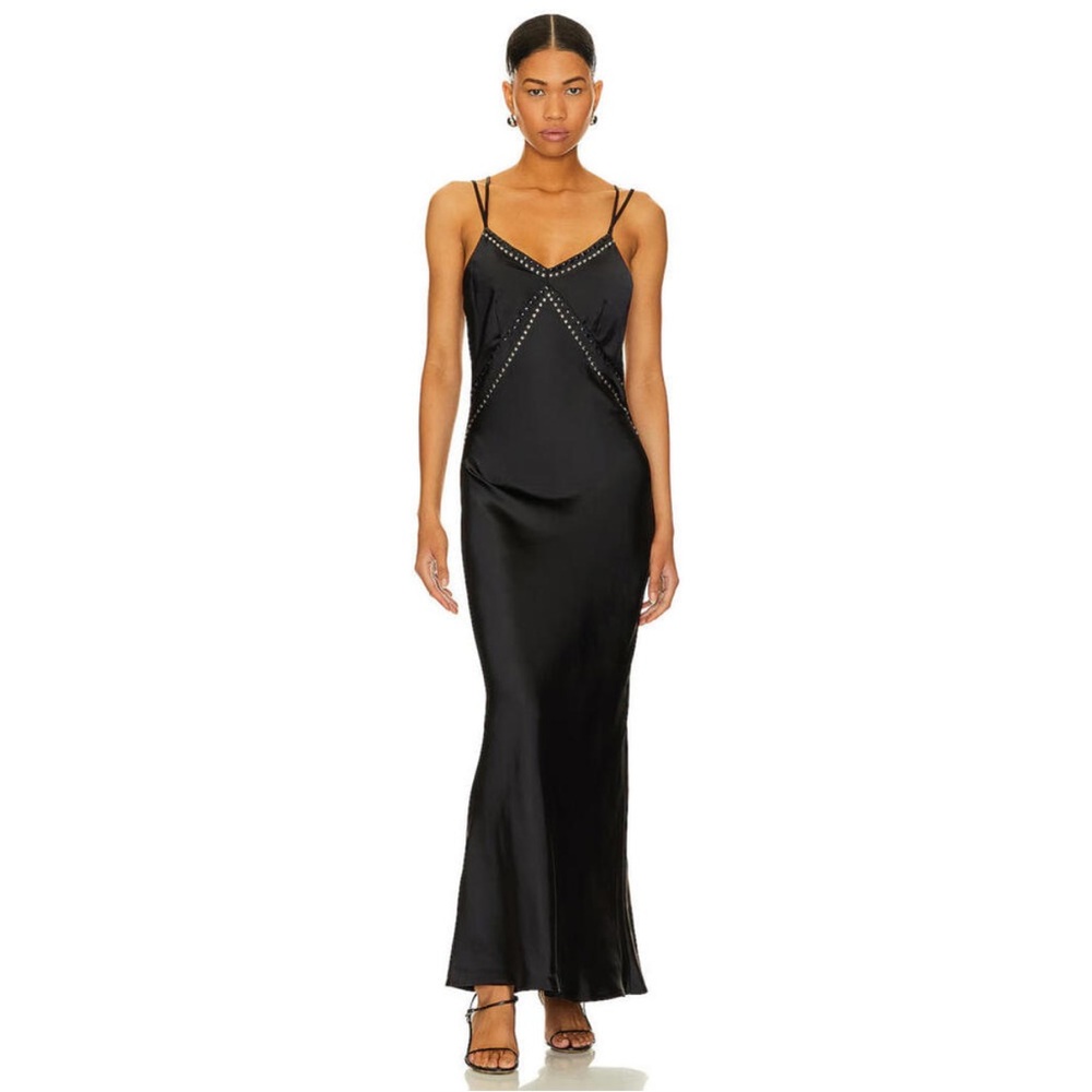 Steve Madden Black Studded Reese Dress